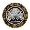 Image 1 : .999 Silver Las Vegas Club $10 Casino Limited Edition Gaming Token