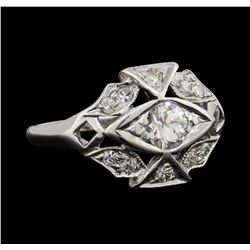 14KT White Gold 0.68ctw Diamond Ring