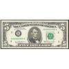 Image 2 : 1981 $5 Federal Reserve Note ERROR Full Offset