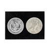 Image 2 : Set of 1882-O $1 Morgan & 1922 $1 Peace Silver Dollar Coins
