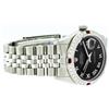 Image 4 : Rolex Mens Stainless Steel Ruby and Diamond Datejust Wristwatch