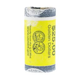 Roll of (25) 2000-P Sacagawea Dollar Coins