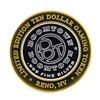 Image 1 : .999 Silver Boomtown Reno Nevada $10 Casino Limited Edition Gaming Token