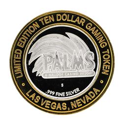 .999 Silver Palms A Maloof Casino Resort Las Vegas Nevada $10 Casino Limited Edi