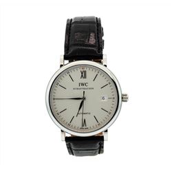 Mens IWC Portofino Stainless Steel Automatic Watch
