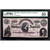 Image 1 : 1864 $100 The Confederate States of America Note PMG Choice VF35