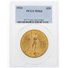 Image 1 : 1924 $20 St. Gaudens Double Eagle Gold Coin PCGS MS64