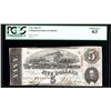 Image 1 : 1863 $5 The Confederate States of America Note PCGS Choice New 63
