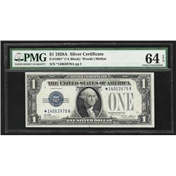 1928A $1 Silver Certificate STAR Note PMG Choice Uncirculated 64EPQ