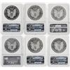 Image 2 : 1994-1999 American Silver Eagle Coins NGC MS69