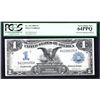 Image 1 : 1899 $1 Black Eagle Silver Certificate Note PCGS 64PPQ