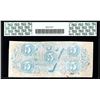Image 2 : 1863 $5 The Confederate States of America Note PCGS Choice New 63