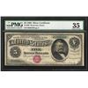 Image 1 : 1886 $5 Silver Certificate Currency Note PMG Choice VF35