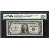 Image 1 : 1935A $1 Silver Certificate WWII Emergency Hawaii Note PMG 65EPQ