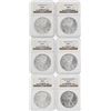 Image 1 : 2006-2011 American Silver Eagle Coins NGC MS69
