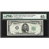 Image 1 : 1950 $5 Federal Reserve STAR Note Chicago PMG Gem Uncirculated 65EPQ