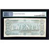 Image 2 : 1864 $20 The Confederate States of America Note PMG 64EPQ