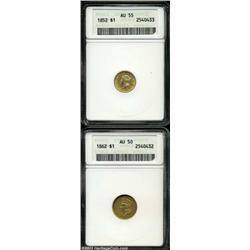 1862 AU50 ANACS,