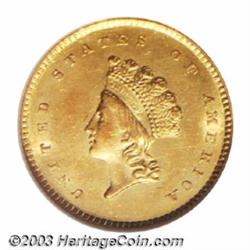 1854 G$1 Type Two MS62 NGC.