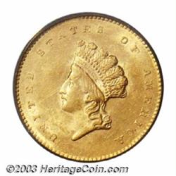 1854 G$1 Type Two MS62 PCGS.