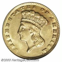 1861-D G$1 MS61 PCGS.