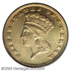 1861-D G$1 MS63 PCGS.