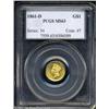 Image 3 : 1861-D G$1 MS63 PCGS.