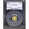 Image 1 : 1870 G$1 MS61 PCGS.