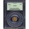 Image 1 : 1881 G$1 MS66 PCGS.