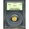 Image 3 : 1883 G$1 MS67 PCGS.