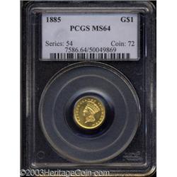 1885 G$1 MS64 PCGS.