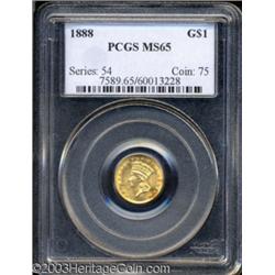 1888 G$1 MS65 PCGS.