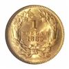 Image 2 : 1889 G$1 MS67 NGC.