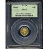 Image 3 : 1860 G$1 PR63 PCGS.