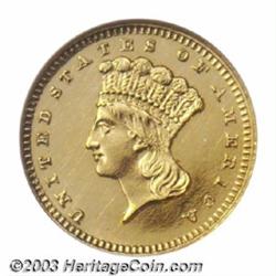 1886 G$1 --Cleaned--ANACS. Net PR55.