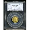 Image 3 : 1836 $2 1/2 Script 8 MS62 PCGS.