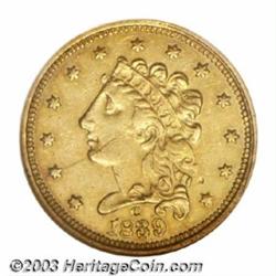 1839-C $2 1/2 AU55 NGC.