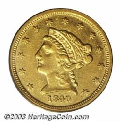 1840-C $2 1/2 XF45 PCGS.