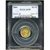 Image 3 : 1844 $2 1/2 AU55 PCGS.