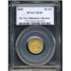 Image 1 : 1845 $2 1/2 XF45 PCGS.