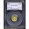 Image 1 : 1846 $2 1/2 AU55 PCGS.