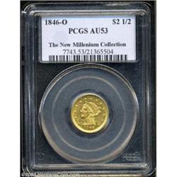 1846-O $2 1/2 AU53 PCGS.