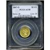 Image 3 : 1847-O $2 1/2 AU58 PCGS.