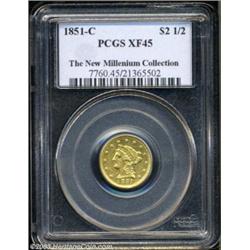 1851-C $2 1/2 XF45 PCGS.