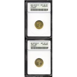 1871--Cleaned--ANACS, AU Details, Net XF45,