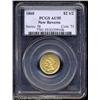 Image 1 : 1860 $2 1/2 New Reverse AU55 PCGS.