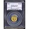 Image 1 : 1861 $2 1/2 New Reverse AU55 PCGS.