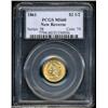 Image 1 : 1861 $2 1/2 New Reverse MS60 PCGS.