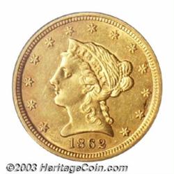 1862-S $2 1/2 AU53 PCGS.