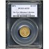 Image 1 : 1871 $2 1/2 AU53 PCGS.